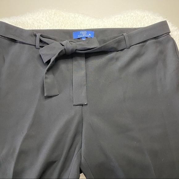 NEW RSVP by Talbots Black Paper-bag style Trousers - Picture 7 of 8
